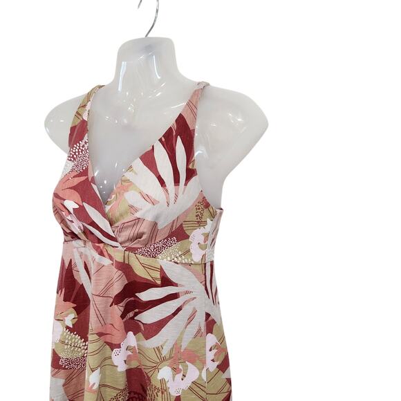 Patagonia Tropical Print Amber Dawn Cotton A-Line Dress Multi Size Small - Picture 3 of 8
